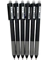 Ручка гелевая "Пиши-Стирай" INTELLIGENT "Чёрная" DE-582/2 синяя,0,5мм,поворт.мех.