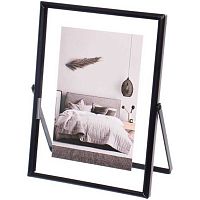 Фоторамка 10*15см "Black style" 640-1287 вертик.,метал.