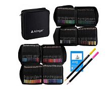Набор д/рисования худ. ALINGAR AL11124 (120цв.карандашей+скетчбук) портативный пенал