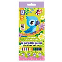 Карандаши пластик. 12цв. ЛУЧ "Zoo" 29С 1740-08