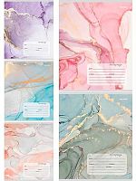 Тетрадь 18л. (клетка) Проф-Пресс "Мраморный дизайн" Т18-5955 цв.мел.обл.,асс.