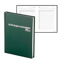 Ежедневник н/д А6 128л. АЛЬТ б/в 3-030/2 зелёный,фольга,лин.