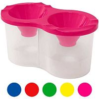 Стакан-непроливайка двойной deVENTE 8070515 ассорти