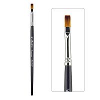 Кисть синтетика № 6 плоская Альбатрос Мастер