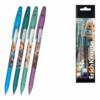 Набор шар. ручек  4шт. EK R-301 "Stick Magic Pet" 63073 синяя,0,7мм