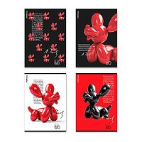 Тетрадь 60л. (клетка) В5 EK "Balloon Dog" 63795 мат.лам.,выб.уф-лак,асс.