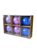 Игрушка ел. ФЕНИКС "Шары" 95664 (6шт) стекл.,6*6*6см