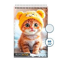 Блокнот ПС 48л. "Кошки 2" А6 спираль Бг48/9-2