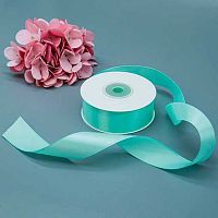 Лента 2,5см*22,85м атласная тиффани Микрос ч37753