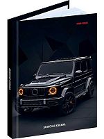 Записная книжка А6  96л. Проф-Пресс "Чёрный автомобиль-4" 96-7561 тв.обл.,глянц.лам.,цв.мел.обл.