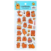 Наклейка декор.  9,5*22 "Капибарка 3" Р22072-1 Ткн1000-22