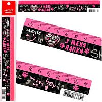 Линейка 16см deVENTE "У меня лапки" 5091604 пластик.