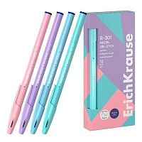 Ручка гелевая EK R-301 Gel Stick Pastel  61289 синяя,0,5мм