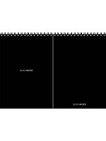 Блокнот А5  80л. Проф-Пресс спираль "Чёрный цвет-5" Б80-9260 цв.мел.обл.,бл.-оф.,асс.