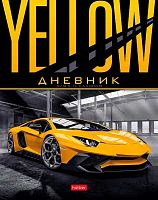 Дневник 5-11кл. ХАТ тв.обл. "Yellowsupercar" 24057 глянц.лам.,справ.инф.