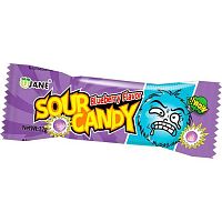Леденцы кислые  22гр. Sour Candy "Яблоко" 9070509 пластик.пакет,подвес (DeV)