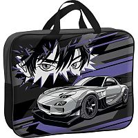 Сумка-планшет А4 КанцБиз "Colorio" COKB-UT5-FLFBA4 ткань,на молн.,д/тетрадей