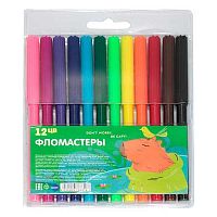 Фломастеры 12цв. CENTRUM "Капибара" 76631 вент.колп.,на водной основе,морозостойк.