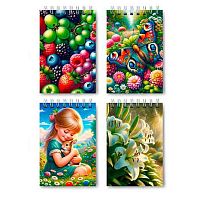 Блокнот А7  40л. SVETOCH спираль "Летний микс" Б114 (01196)