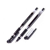 Ручка шар. ALINGAR AL1152/BK чёрная,игольч.,1мм,пласт.корп.,резин.грип