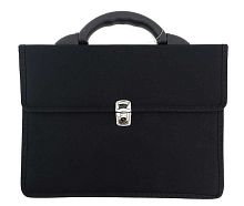 Портфель КБ "Выборг" 1С11 чёрный,ткань