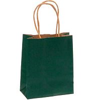 Пакет подар. "Классика, тёмно-зелёный" 15*12*6см 775-0732