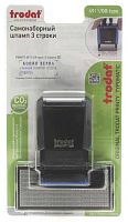 Штамп самонаб. Trodat 4911(43214) 3стр. серый