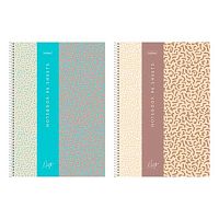 Тетрадь 96л. (клетка) А4 ХАТ спираль "Risotto" перфор.,тисн.,асс.