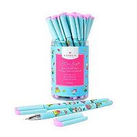 Ручка масл. шар. LOREX "Illegally Cute.Cat-Mermald" LXOPSS-IC4 синяя,Slim Soft 0,5мм