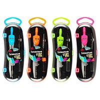 Готовальня КОКОС (3предм.) "StudySchool" 214820 пластик.футляр,асс.