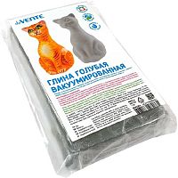 Глина для лепки вакуумированная deVENTE 1кг 8042003 голубая