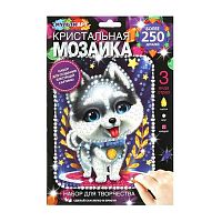 Мозаика кристальная MULTIART "Милая хаски" CRYST-PES (17*23см)