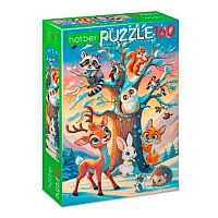 Пазлы  160 ХАТ А4 ECO "Лесные жители" 35209