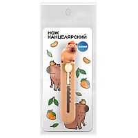 Нож канцелярский  9мм CENTRUM "Капибара" 75821