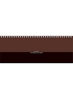 Планинг карм. н/д 105*290мм 56л. Проф-Пресс спираль тв.обл. "Коричневый минимализм" 56-6783 мат.лам.