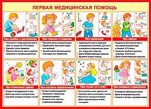 0.0-02-335 Плакат А2 "Первая медицинская помощь" (МО)