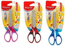 Ножницы 13см MAPED Essentials Soft 464410 с прорезин.ручками, симметричные