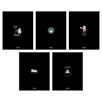 Тетрадь 48л. (клетка) ХАТ "Coffee Story" глянц.лам.,асс.