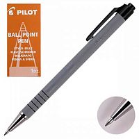 Ручка авт. масл. шар. PILOT BPRK-10M-GY синяя,серый корп.