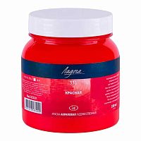 Краска акриловая 220мл ЗХК "Ладога" красная 2223331