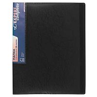 Папка с вкладышами/ 30 Expert Complete А4 "Premier" EC211630001 чёрн.,текстура волокно,600мкм