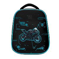 Ранец КОКОС First "Мотоспорт" 260057 жёстк.,2отд.,39*29*16см,820гр.,брелок