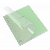 Тетрадь 18л. (клетка) EK пластик.обл. "Классика Классика CoverPrо fizzy зелёная" 64786