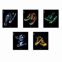 Тетрадь 48л. (клетка) EK "Sneakers" 60620 лам.soft-touch,выб.уф-лак,асс.