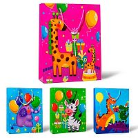 Пакет подар. бум. ПГС "Зверюшки" 26*32см Р-10738-9 Акпб614