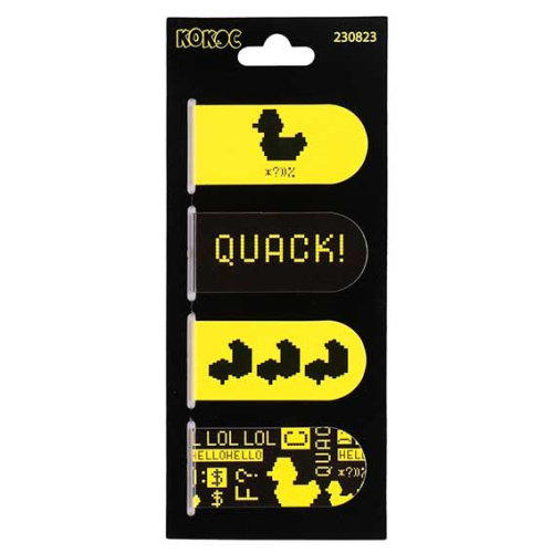 Закладки магнитные КОКОС "Cool Duck" (4шт) 230823 25*55