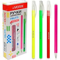 Ручка масл. шар. deVENTE "Frutty" 5073434 синяя,игольч.,1мм,ультрагл.письмо,корп.асс.