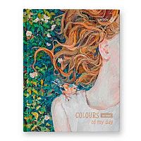 Бизнес-блокнот А5+  80л. SVETOCH "Ветер в волосах" 80ББТ5_93_5_1 (000944) клетка,мат.лам.,выб.лак