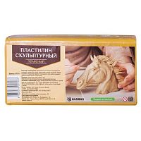 Пластилин скульптурный  500гр. ГЛОБУС телесный ПЛС-01