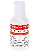 Коррект. жидкость 20мл Проф-Пресс КЖ-2814 на водной основе с кисточкой